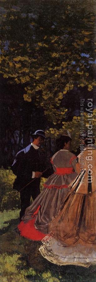 Claude Oscar Monet : Luncheon on the Grass, Left Panel